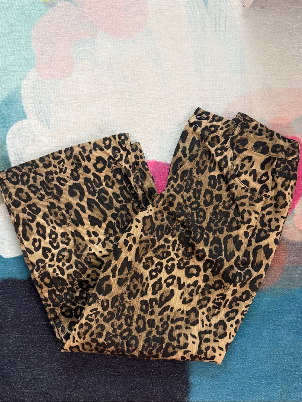 Cheetah Print Jeans